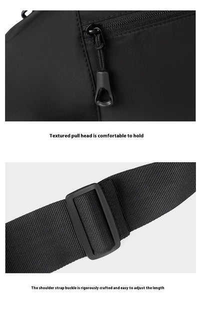 Mochila Bandolera Hombre Gran Capacidad - Bolsa Pecho Versátil para Estudiante y Commuter - Image 55