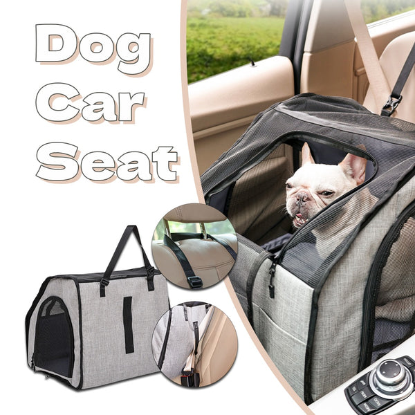 Jaula Portátil Plegable para Mascotas en Auto con Colchoneta Impermeable
