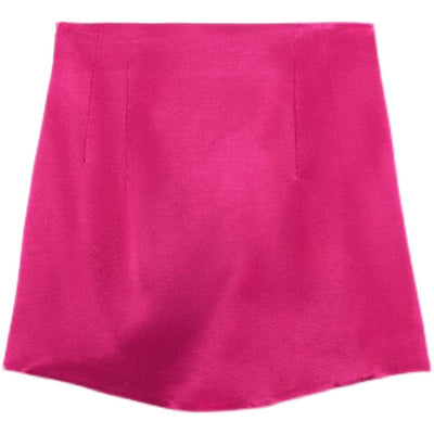 Minifalda de Satén Texturizado para Mujer - Image 11