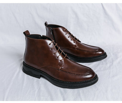 Botas Martin Altas de Invierno para Hombre - Estilo Británico Versátil - Image 18