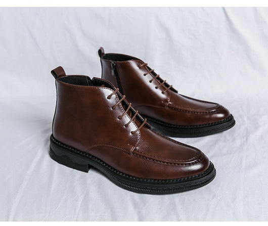 Botas Martin Altas de Invierno para Hombre - Estilo Británico Versátil - Image 18