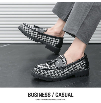Zapatos de Cuero con Flecos para Hombre - Slip-on Versátil - Image 16