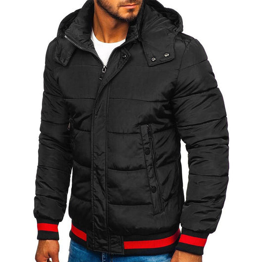 Chaqueta Acolchada para Hombre con Capucha - Abrigo Térmico Invierno - Image 4
