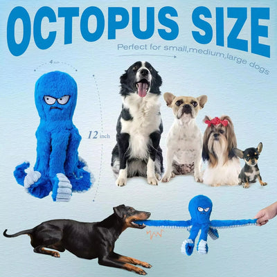 Juguete Masticable Resistente para Perros Grandes - Juguete Interactivo con Sonido Crujiente y Cuerda - Image 10