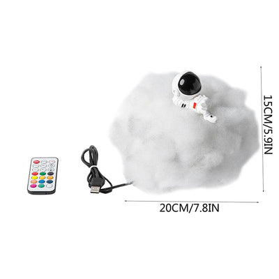 Lámpara Astronauta con Nubes LED y Efecto Arcoíris para Niños - Image 16