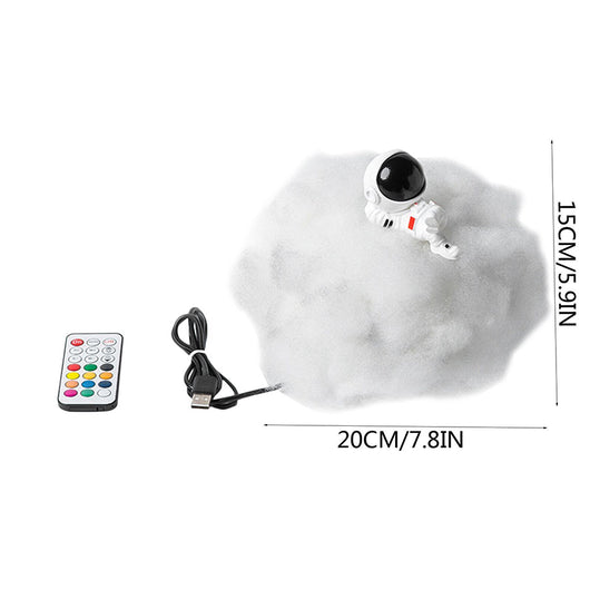Lámpara Astronauta con Nubes LED y Efecto Arcoíris para Niños - Image 16