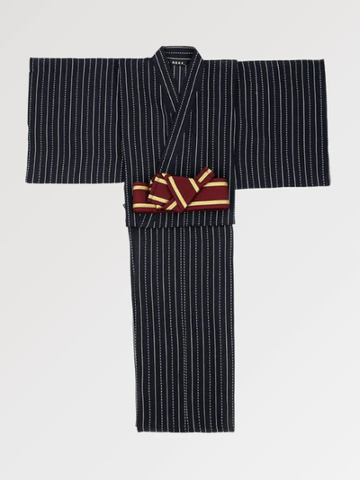 Kimono Tradicional Japonés para Hombre - Bata de Casa y Descanso - Image 4