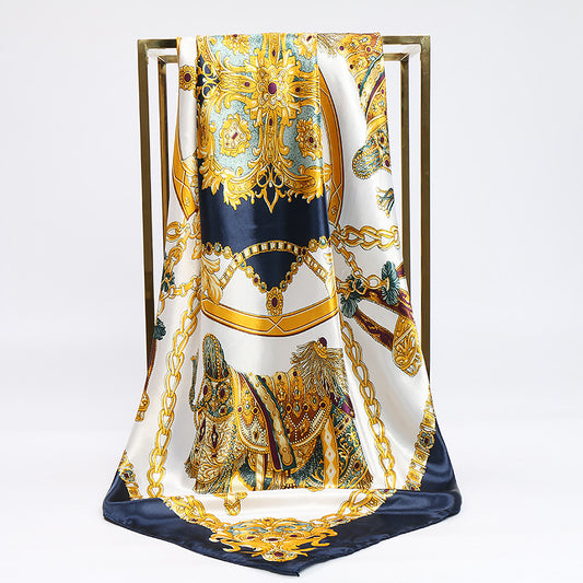 Pañuelo de Seda Versátil con Bolsa - Accesorio Multiuso Elegante - Image 2
