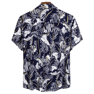 Camisa Casual Hombre a Rayas Manga Corta - Image 12
