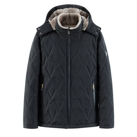 Chaqueta Acolchada con Capucha para Hombre - Abrigo Cálido Familiar - Image 6