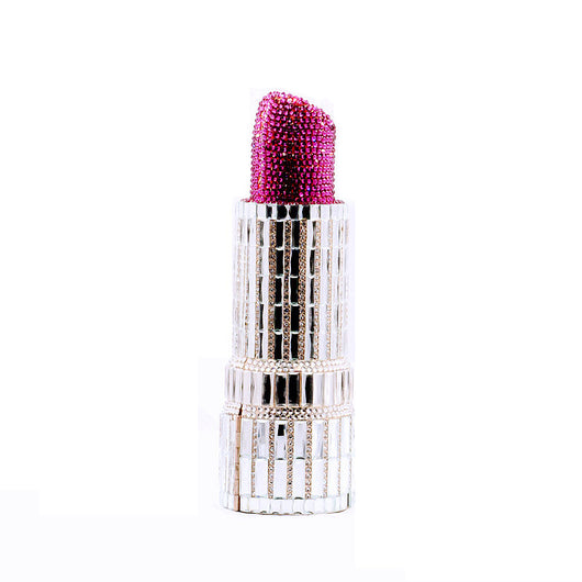 Cartera de Fiesta Metálica con Brillantes para Labial - Image 7