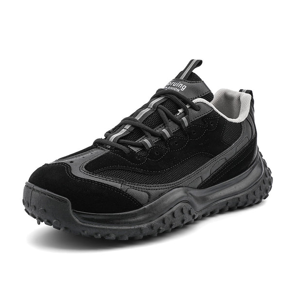 Zapatos de Lona Negros con Cordones - Comodidad Diaria en Tela Transpirable - Image 5