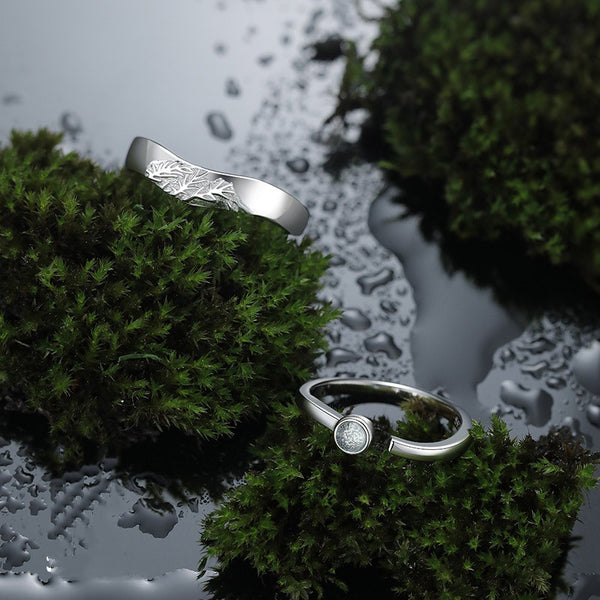 Anillo de Pareja Diseño Jianjia Bailu - Símbolo de Amor Eterno