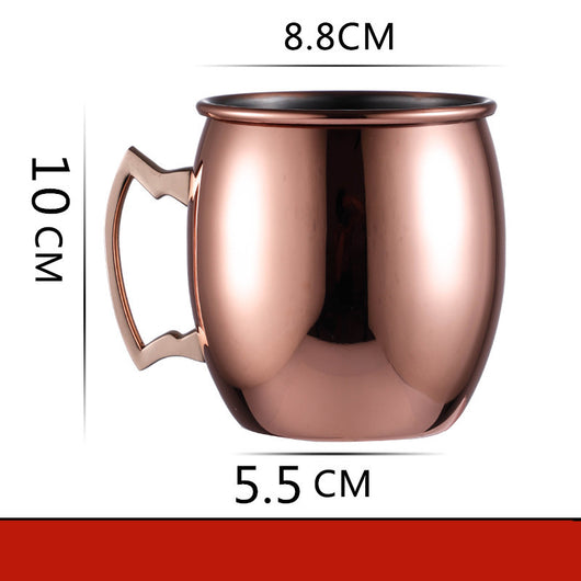 Vaso Cóctel Moscow Scorpion Acero Inoxidable Efecto Martillado Plateado Negro - Image 11