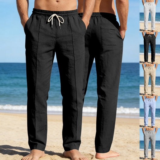 Pantalones Casuales Hombre Primavera-Otoño Corte Americano Suelto y Transpirable - Image 12