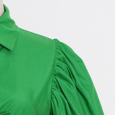 Blusa Princesa con Volantes y Solapa Simple - Image 18