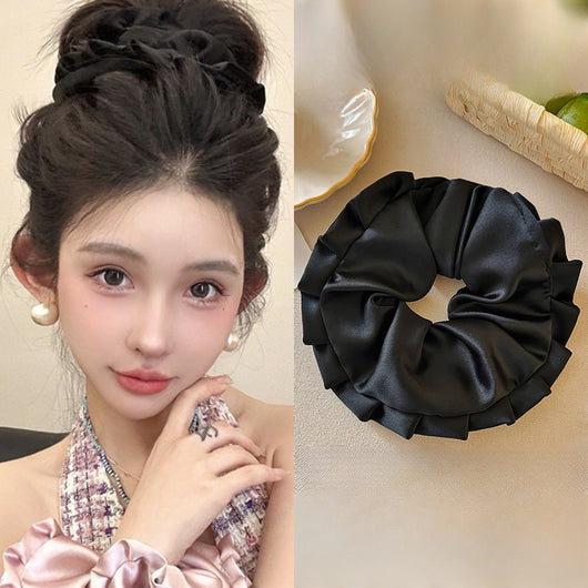 Aro Plisado Oversized Estilo Ballet Coreano para el Cabello - Image 2
