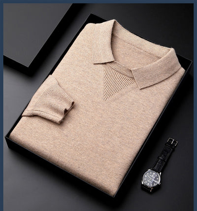 Suéter Tipo Polo de Punto - Pullover Casual de Moda - Image 13