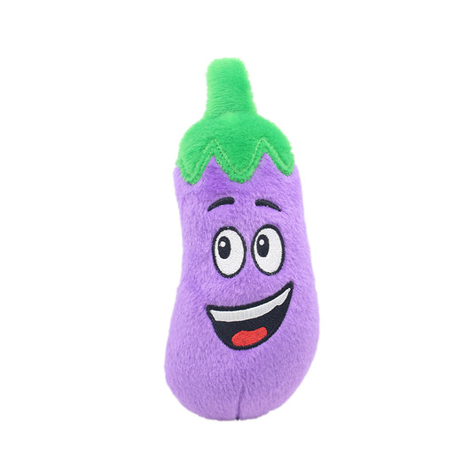 Juguete Interactivo de Peluche con Sonido - Frutas y Verduras para Perros y Gatos - Image 8