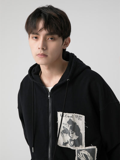 Sudadera con Cierre Wrecking Patch para Parejas - Image 4