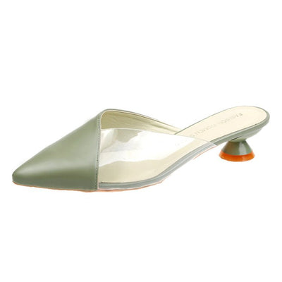 Pantuflas de Moda con Punta Afilada y Costura Decorativa - Image 22