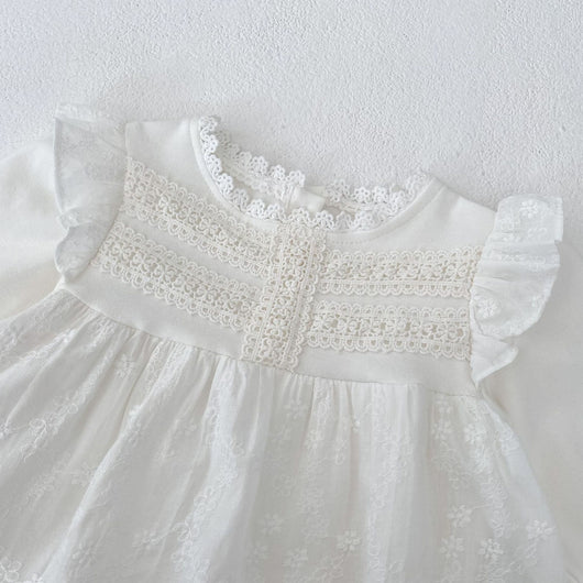 Vestido Princesa Niña con Detalles Bordados y Falda Superpuesta - Image 13