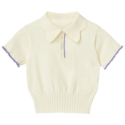 Polo de Punto con Cuello Tejido - Image 11
