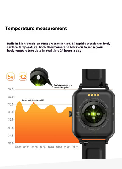 Anillo Inteligente con Llamadas Bluetooth, Monitor de Temperatura y Música para Parejas - Image 12