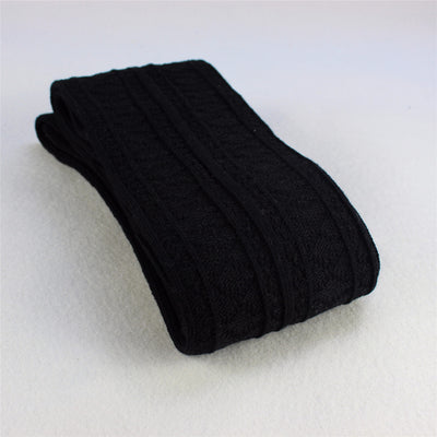 Calcetines de Algodón para Mujer con Tejido Grueso y Trenzado - Image 2