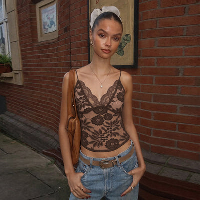 Camisola Sensual con Encaje Transparente - Image 42