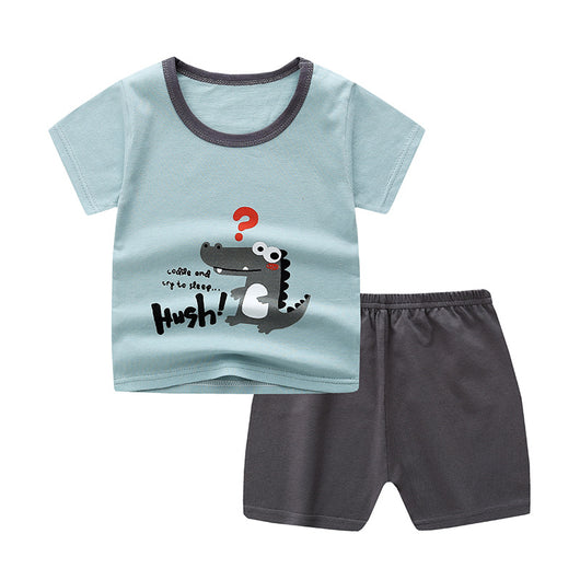 Traje Infantil de Algodón con Manga Corta para Bebé - Image 19