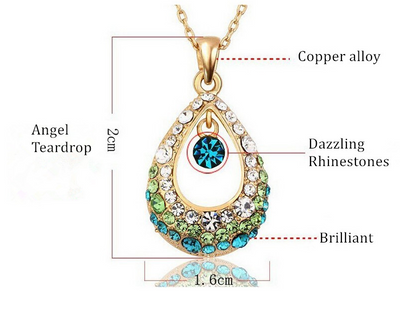 Collar Largo de Cristal Austriaco Clásico Versátil - Image 6