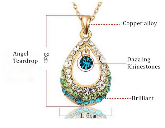 Collar Largo de Cristal Austriaco Clásico Versátil - Image 6