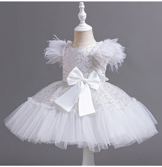Vestido de Fiesta Infantil con Falda Tul Flores - Colección Verano - Image 19