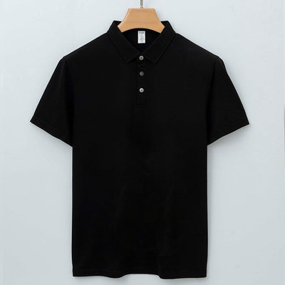 Polo de Seda Morera para Hombre - Camiseta Casual de Manga Corta - Image 5