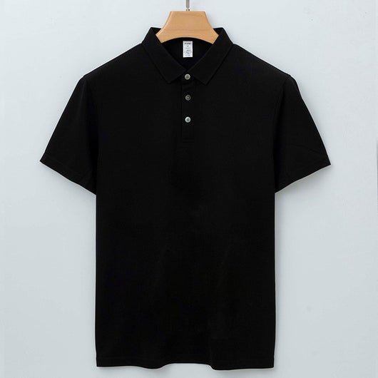 Polo de Seda Morera para Hombre - Camiseta Casual de Manga Corta - Image 5
