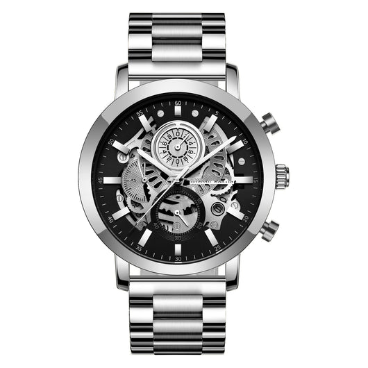 Reloj Multifuncional para Hombre con Diseño Calado y Calendario - Image 14