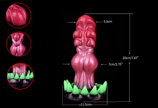 Tapón Anal de Silicona Líquida Luminiscente Tamaño Grande - Image 7