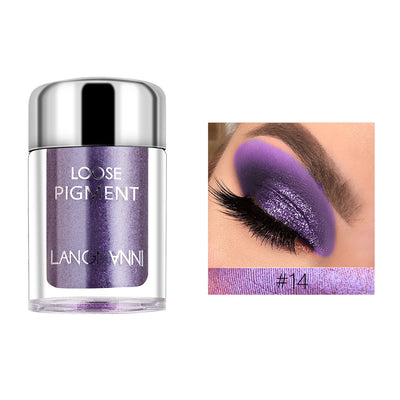 Sombra de Ojos Perlada Diamante con Brillo Polarizado Efecto Sirena - Image 13