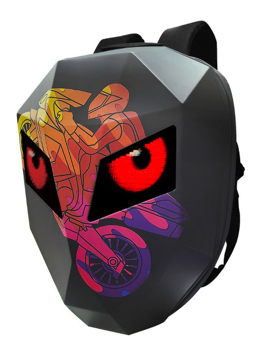 Casco Moto LED Personalizable Impermeable con Patrón Luminoso - Image 5