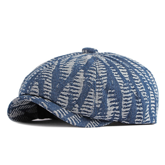 Boina Octagonal Denim Lavado Primavera Otoño - Image 18