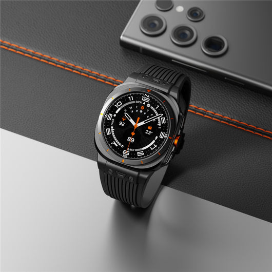 Correa de Reloj de Silicona y Aleación con Textura de Grano - Image 16