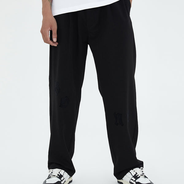 Pantalón Ancho de Tela Estampada Premium