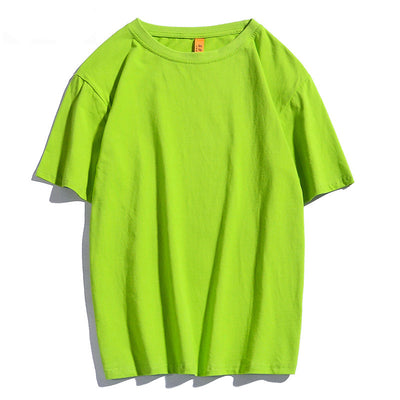 Camiseta Básica de Algodón Puro Manga Corta - Image 29