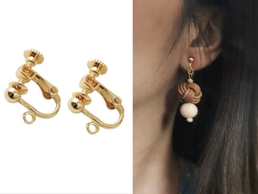 Aretes Trenzados de Cuero Auténtico Hechos a Mano - Image 2