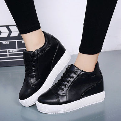 Zapatos Coreanos para Mujer con Suela Gruesa - Estilo Otoño - Image 4