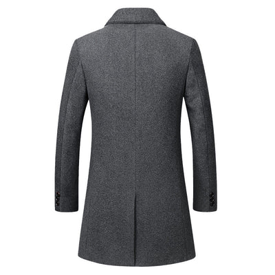 Abrigo Largo de Lana para Hombre - Elegancia y Calidez - Image 15