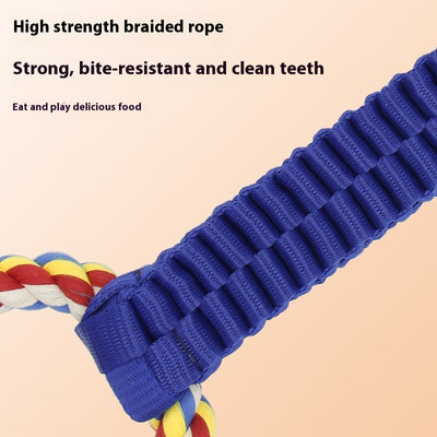 Juguete de Cuerda para Tirar Limpiador Dental Interactivo para Perros - Image 3