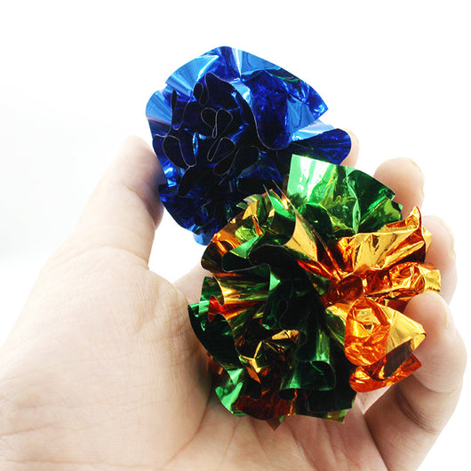 Pelota Sonora de Papel Crepé para Gatos - Juguete Interactivo - Image 20