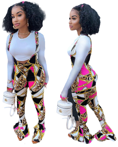 Conjunto Babero Estampado con Vuelo y Ajuste Slim - Image 13